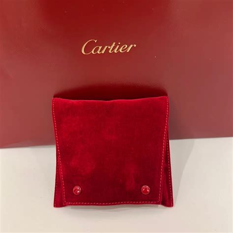 cartier genuine leather|cartier jewelry travel pouch.